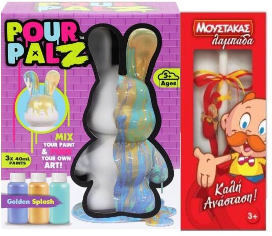 Λαμπάδα TMI Pour Palz-Λαγουδάκι 40ml-2 Σχέδια (G66778) (0)