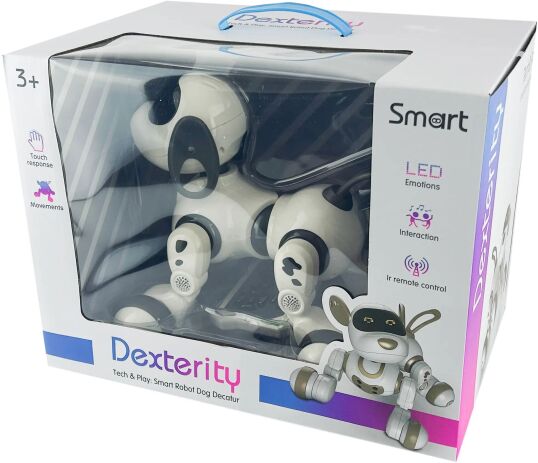 BW Robot Smart Dog B/O With Sound & Light-2 Σχέδια (18011) (2)