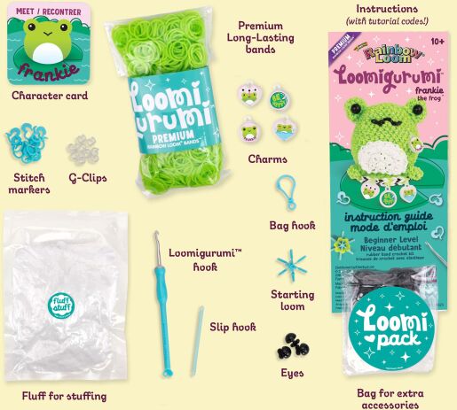 Rainbow Loom Loomigurumi Σετ Βάτραχος (A0221) (3)