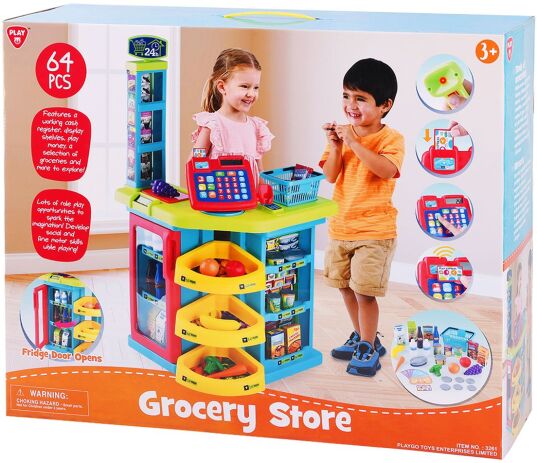 Playgo Σούπερ Μάρκετ B/O 64Τμχ (3261) (1)