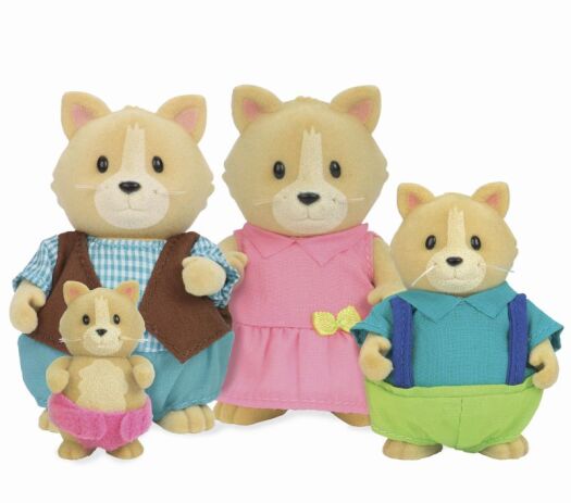 Li'l Woodzeez Cat Family (6156Z) (2)