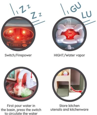 BW Deluxe Κουζίνα Playset 42Τμχ (16860A) (2)