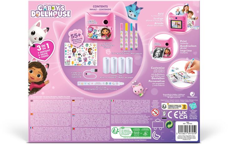 Canal My First Gabby's Dollhouse Φωτογραφική Μηχανή Instant (GAB005) (5)