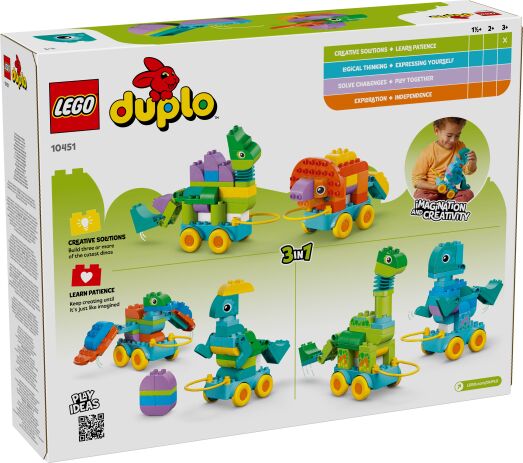 LEGO Duplo 3in1 Dinosaurs On Wheels  (10451) (9)
