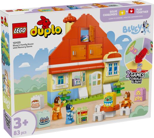 LEGO Duplo Bluey's Family House With Memory Game (10459) (0)