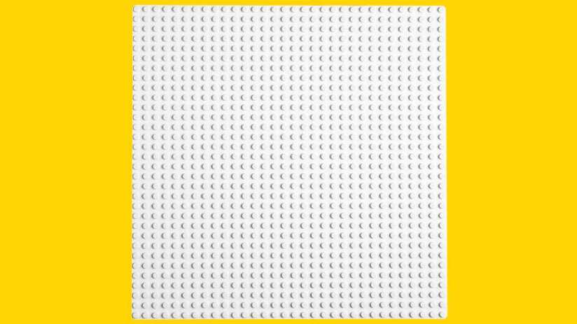 LEGO Classic White Baseplate (11026) (2)