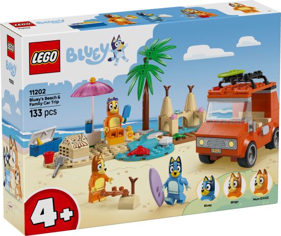 LEGO Bluey's Beach & Family Car Trip (11202) (0)