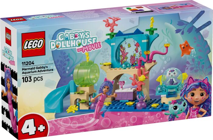LEGO Gabby's Dollhouse Mermaid Gabby's Aquarium Adventure (11204) (0)