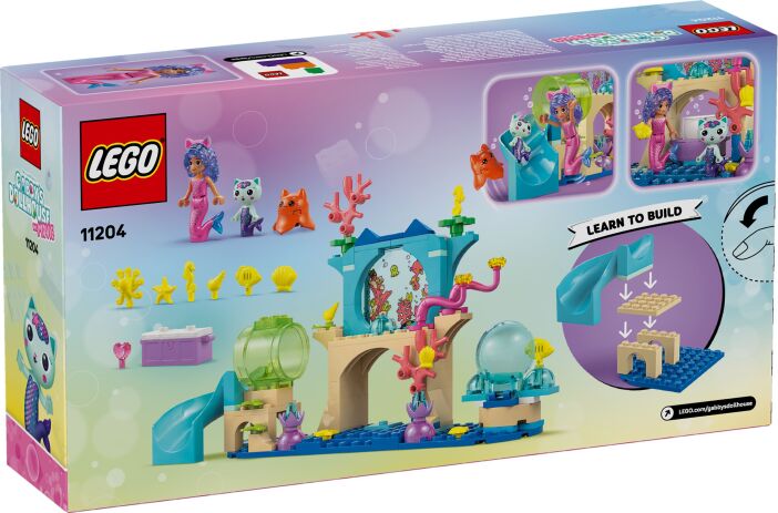 LEGO Gabby's Dollhouse Mermaid Gabby's Aquarium Adventure (11204) (10)