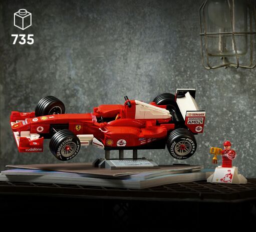LEGO® Icons Ferrari F2004 & Michael Schumacher (11375) (2)