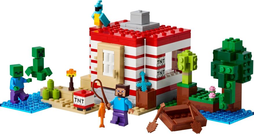 LEGO Minecraft The TNT Jungle House (21275) (1)
