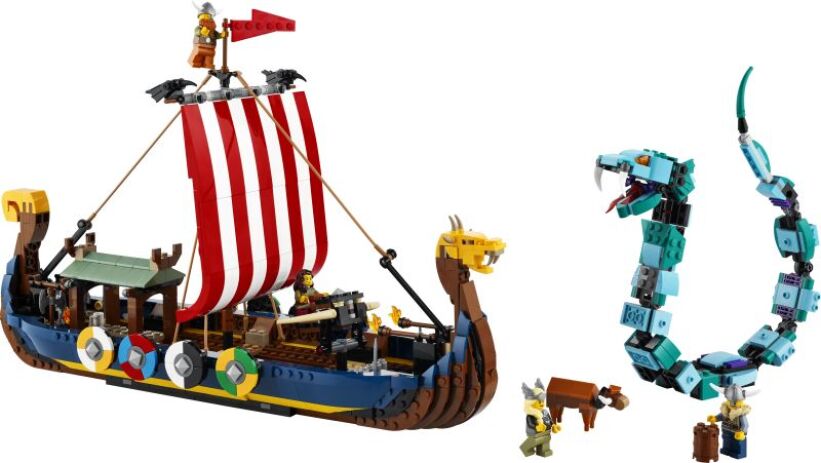LEGO Creator 3in1 Viking Ship & The Midgard Serpent (31132) (1)