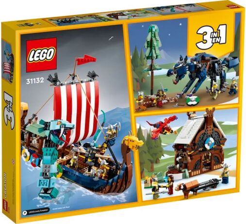 LEGO Creator 3in1 Viking Ship & The Midgard Serpent (31132) (12)