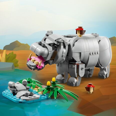 LEGO Creator 3in1 Wild Animals: Majestic Rhino With Birds (31171) (3)