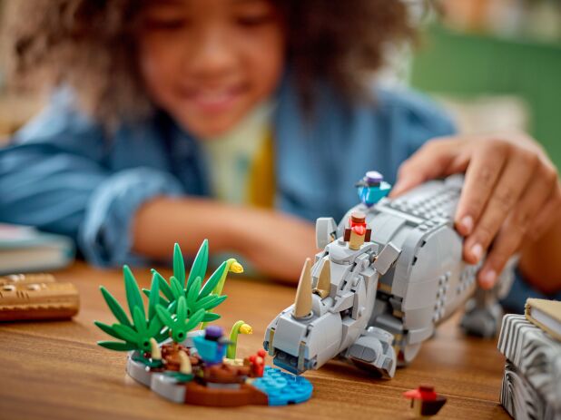 LEGO Creator 3in1 Wild Animals: Majestic Rhino With Birds (31171) (7)