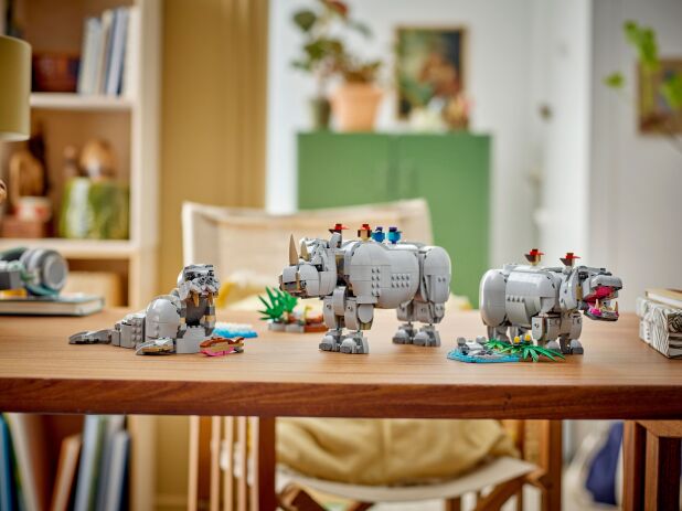 LEGO Creator 3in1 Wild Animals: Majestic Rhino With Birds (31171) (8)