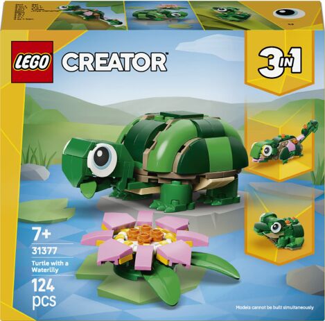 LEGO® Creator 3in1 Turtle With A Water Lily Flower (31377) (0)