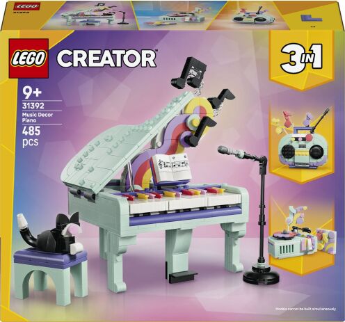 LEGO® Creator 3in1 Music Decor Piano With Cat (31392) (0)