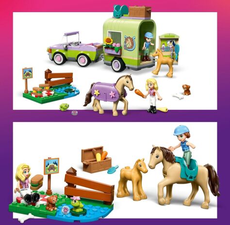 LEGO® Friends Horse & Baby Foal Trailer (42695) (4)