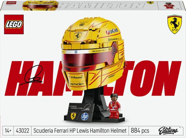 LEGO® Editions Scuderia Ferrari HP Lewis Hamilton Helmet (43022) (0)