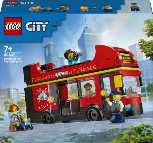 LEGO® City Red Double-Decker Sightseeing Bus (60407) (0)