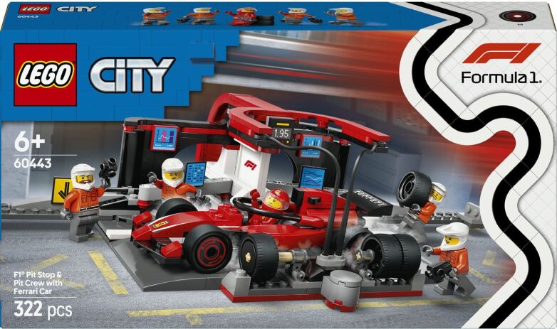 LEGO® City F1 Pit Stop & Pit Crew With Ferrari Car (60443) (0)