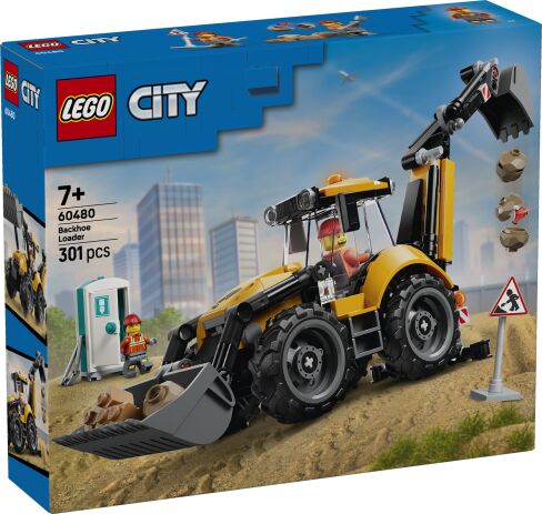 LEGO® City Yellow Backhoe Loader (60480) (0)