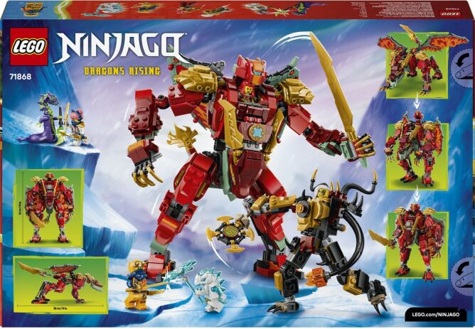LEGO® Ninjago Wyldfyre's Transforming Dragon Mech (71868) (8)