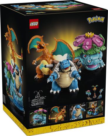 LEGO® Pokemon: Venusaur, Charizard & Blastoise (72153) (9)