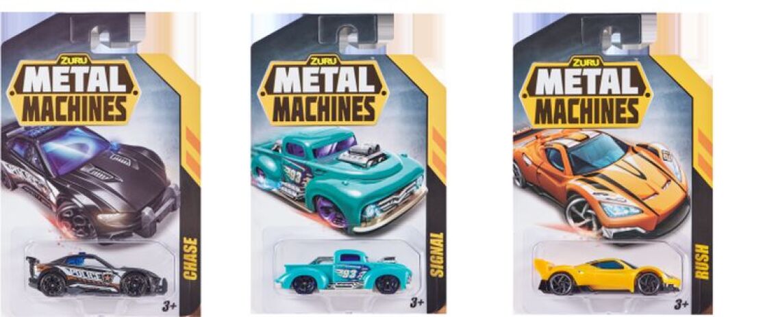 Zuru Metal Machines Cars Series 2 Multi Pack 1Τμχ-23 Σχέδια (6708) (7)