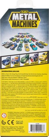 Zuru Metal Machines Cars Series 2 Multi Pack 5Τμχ-2 Σχέδια (6709) (3)