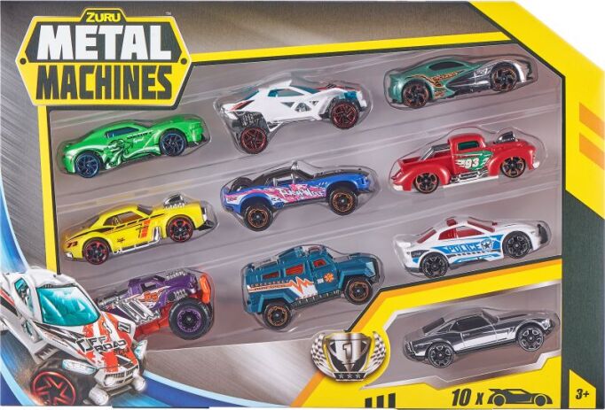 Zuru Metal Machines Cars Series 2 Multi Pack 10Τμχ-2 Σχέδια (6750) (2)