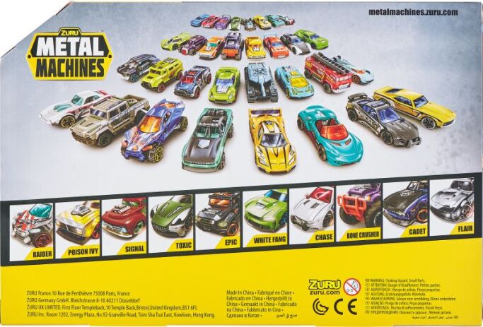 Zuru Metal Machines Cars Series 2 Multi Pack 10Τμχ-2 Σχέδια (6750) (3)