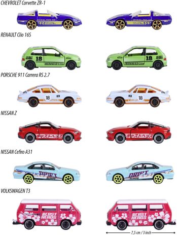 Majorette D/C Οχήματα Castheads 7.5cm-6 Σχέδια (212054210) (9)