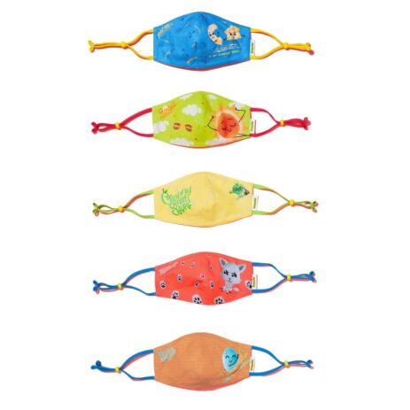 SMP Crayola Σετ Μάσκες Υφασμάτινες Craymoji Colors-Kid (170-220564) (1)