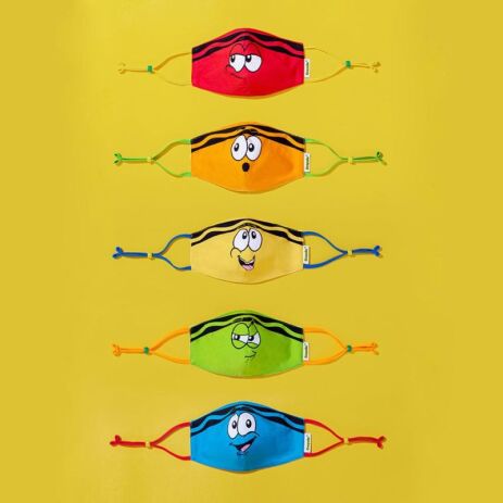 SMP Crayola Σετ Μάσκες Υφασμάτινες Tip Faces-Teen/Adult (170-220632) (1)
