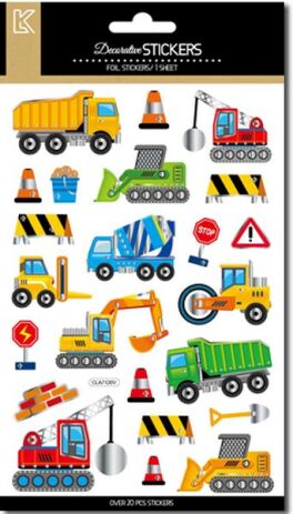 LKing Sticker Construction Οχήματα (CLA7120V) (0)