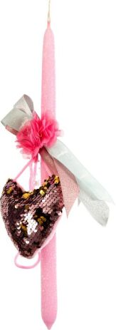 Λαμπάδα Τσαντάκι Καρδιά Με Πούλιες (294842) (0)