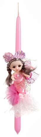 Λαμπάδα Γοργονάκι-Κουκλίτσα Με Πούλιες (294849) (0)