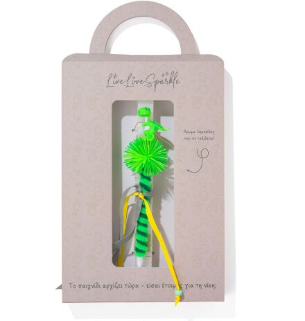 Λαμπάδα Στιλό Πράσινο Δεινοσαυράκι 20cm (ML26087) (0)