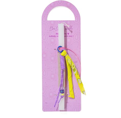 Λαμπάδα Bag Charms Μαντήλι Μπλε Μάτι Κύβος 1.2cm (ML26100) (0)