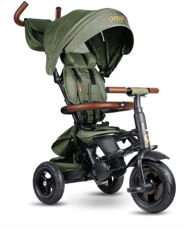 QPlay Τρίκυκλο Rito Deluxe Air Gel Wheels Olive Green (01-1212068-05) (0)