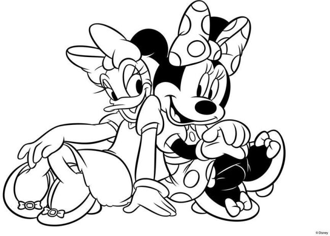 Minnie Μπλοκ Ζωγραφικής 23X33 40 Φύλλων Με Αυτοκόλλητα Στένσιλ-2 Σχέδια-1 Τμχ (000564986) (2)