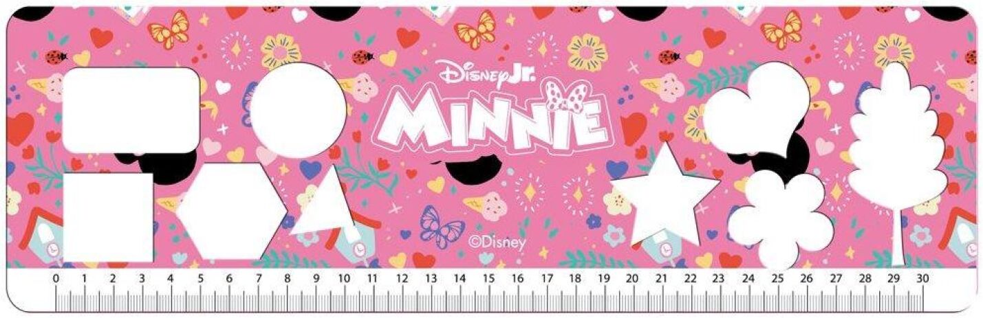 Minnie Μπλοκ Ζωγραφικής 23X33 40 Φύλλων Με Αυτοκόλλητα Στένσιλ-2 Σχέδια-1 Τμχ (000564986) (3)