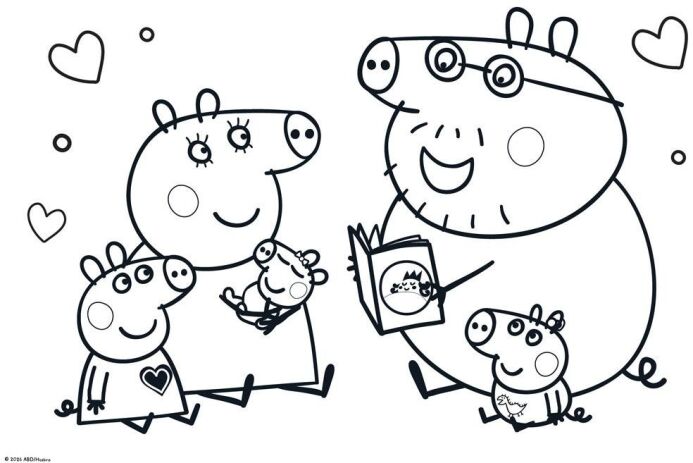 Peppa Pig Μπλοκ Ζωγραφικής 23x33 40 Φύλλων Με Αυτοκόλλητα Στένσιλ-1Τμχ (000482853) (3)
