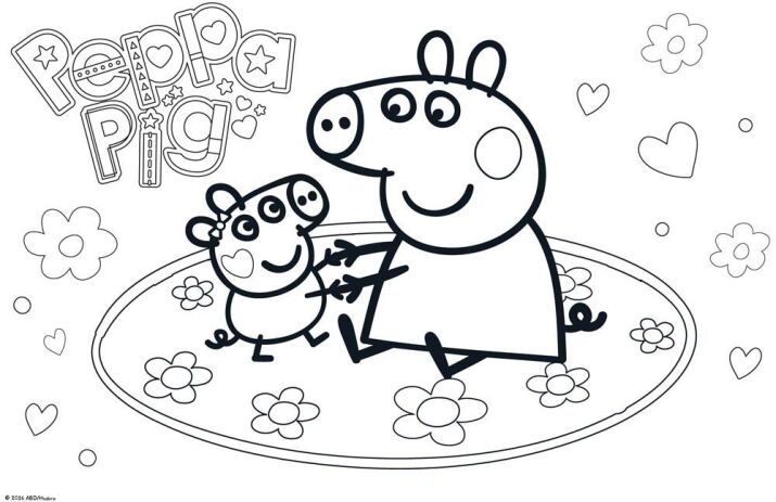 Peppa Pig Μπλοκ Ζωγραφικής 23x33 40 Φύλλων Με Αυτοκόλλητα Στένσιλ-1Τμχ (000482853) (4)
