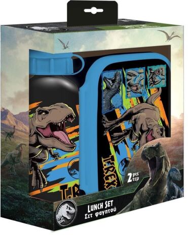 Jurassic Φαγητοδοχείο-Παγούρι Αλουμινένιο Σετ (000570977) (0)