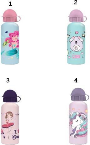 Must Φαγητοδοχείο Αλουμινίου Κορίτσι 500ml-4 Σχέδια (000586447) (1)