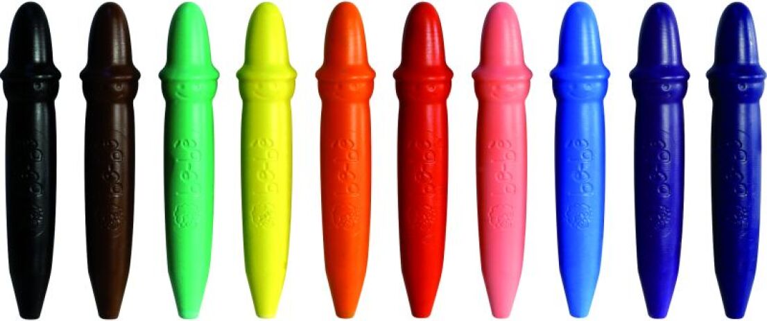 Giotto Bebe Κηρομπογιές 10Τμχ & Ξύστρα (466800) (1)