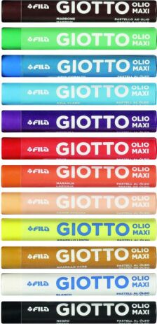 Giotto 12 Λαδοπαστέλ Olio 7cm (293000) (2)